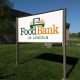 Food Bank outdoor post and panel sign